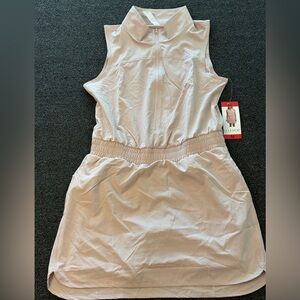 Women's Sleeveless Light Pink Athletic Dress